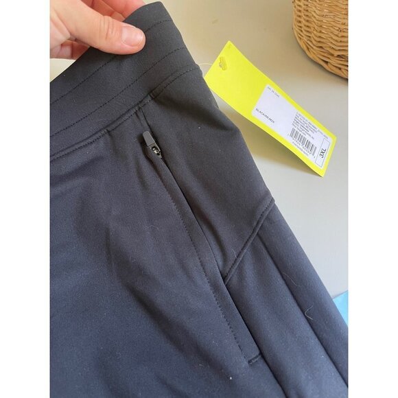NWT All In Motion Black Lounge Pants with zippers Sz 3X - Picture 4 of 7